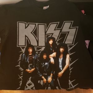 Kiss vintage concert t shirt 1990 rock n roll